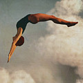 Woman Diving Into the Early Summer